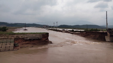 12 người chết và mất tích do mưa lũ ở miền Trung và Tây Nguyên