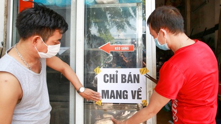 Hà Nội: Quận Đống Đa dừng bán hàng ăn uống tại chỗ