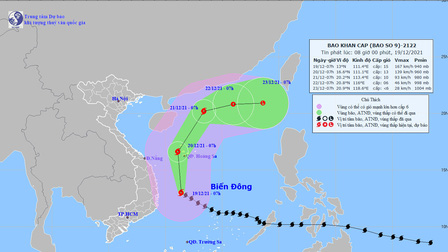 Tin bão khẩn cấp: Bão số 9 giật cấp 17 gây mưa lớn từ Thừa Thiên Huế đến Phú Yên
