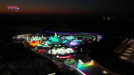Trung Quốc: Công viên băng tuyết Cáp Nhĩ Tân chuẩn bị Lễ hội băng đăng lần thứ 23