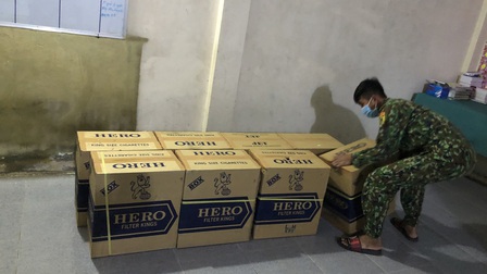 Kiên Giang: Bắt 4.500 gói thuốc lá lậu ở vùng biên Giang Thành