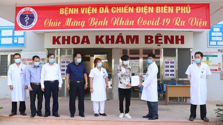 Một trong ba bệnh nhân mắc COVID-19 ở Điện Biên khỏi bệnh