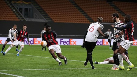Milan 0-1 MU: Quỷ đỏ vào tứ kết Europa League