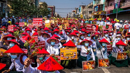 Bi kịch dân thường trong cuộc biểu tình Myanmar