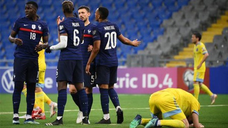 Kazakhstan 0-2 Pháp: Mbappe sút hỏng penalty, Les Bleus giành 3 điểm đầu tiên