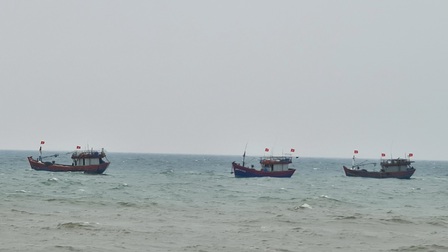 Quảng Bình: Tàu cá bị chìm sau khi va chạm với tàu hàng