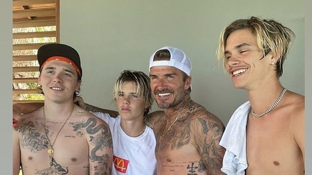 Kỳ nghỉ của David Beckham và ba con trai