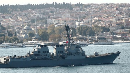 Mỹ bất ngờ hủy kế hoạch điều tàu chiến tới Biển Đen