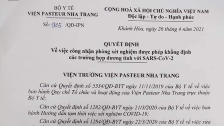 Đà Nẵng: Thêm một cơ sở y tế được phép khẳng định các trường hợp dương tính với SARS-CoV-2