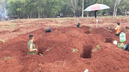 37 hài cốt liệt sĩ được tìm thấy tại Bình Phước