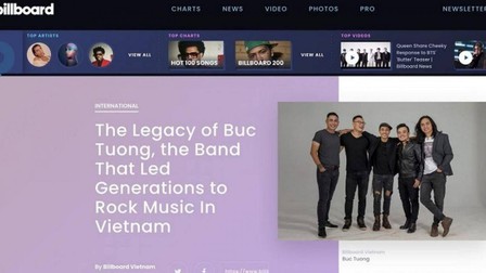 Tạp chí âm nhạc của Mỹ viết gì về ban nhạc Bức Tường?