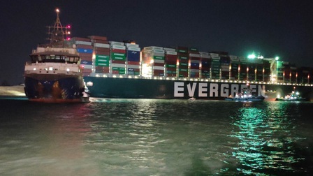 Ai Cập yêu cầu tàu Ever Given bồi thường 550 triệu USD