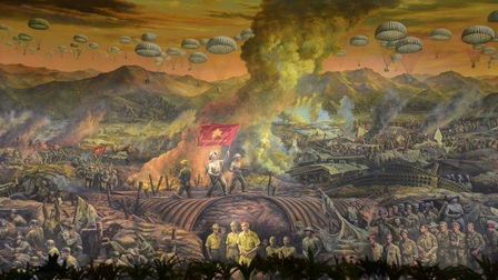 Bức tranh Panorama tái hiện toàn cảnh Chiến dịch Điện Biên Phủ 