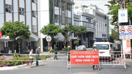 Phong tỏa một chung cư ở Đà Nẵng do phát hiện một F1 nghi mắc COVID-19