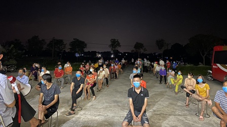 Bắc Ninh: Thêm 14 ca mắc COVID–19, xét nghiệm trong đêm toàn bộ 1 xã