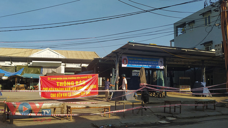 Đà Nẵng: Tạm dừng hoạt động, phun khử khuẩn chợ Hòa Khánh Nam