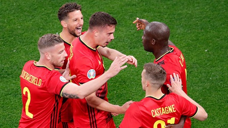 Bỉ 3-0 Nga: Lukaku tỏa sáng với cú đúp bàn thắng