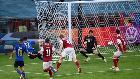 ĐT Italia 2-1 ĐT Áo: Vất vả vượt qua Áo, Italia theo Đan Mạch vào tứ kết