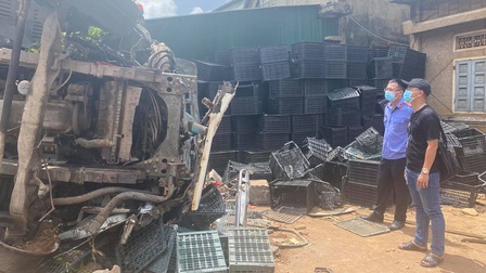 Đắk Lắk: Tai nạn liên hoàn do xe tải mất phanh