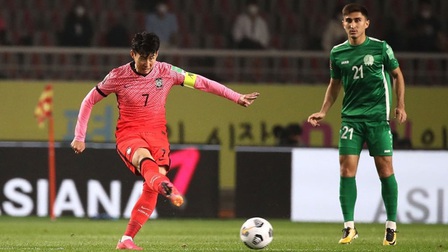 Hàn Quốc 5-0 Turkmenistan: Son Heung-min lại sáng nhất