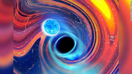 Lần đầu tiên phát hiện ra hiện tượng dữ dội hố đen nuốt chửng sao neutron