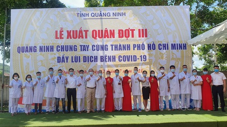 Quảng Ninh: Xuất quân chi viện cán bộ y tế cho TP.HCM