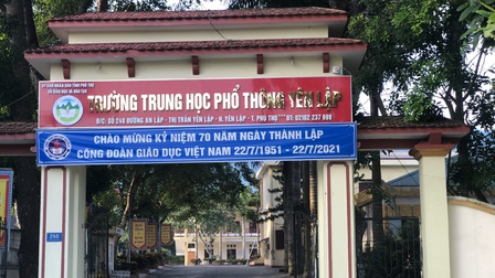 Phú Thọ: Bước nhảy vọt trong quá trình đào tạo của Trường THPT Yên Lập