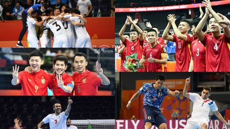 Danh sách 16 đội vào vòng 1/8 Futsal World Cup: Bóng đá châu Á lập kỳ tích