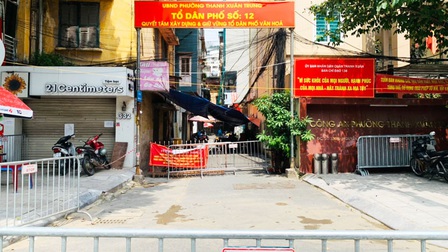 Quận Thanh Xuân chuẩn bị đón người dân phường Thanh Xuân Trung đi cách ly trở về