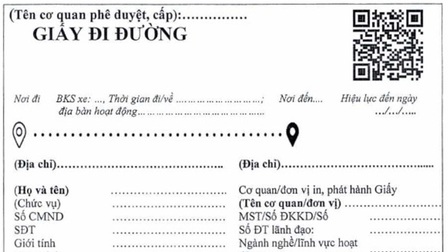 Cách đăng ký mẫu giấy đi đường QR Code mới ở Đà Nẵng từ ngày 5/9 thế nào?
