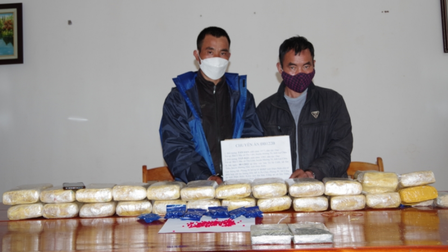 Điện Biên: Thu giữ 144.000 viên ma tuý tổng hợp, 12 bánh heroin