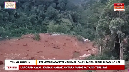 Vụ lở đất ở Malaysia: Ít nhất 2 người thiệt mạng, 51 người mất tích