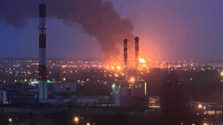 Cháy tại kho chứa dầu mỏ của Nga ở khu vực Belgorod