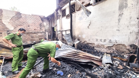 Cháy trong trường tiểu học ở Đồng Nai khiến 1 học sinh tử vong