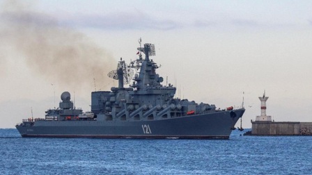 Tuần dương tên lửa Moskva của Nga bị chìm