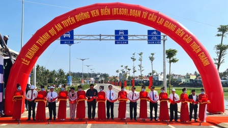 Bình Định: Khởi công tuyến đường ven biển Hoài Nhơn hơn 700 tỷ đồng