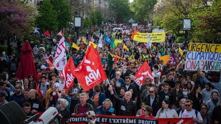 Pháp: Hàng trăm nghìn người xuống đường tuần hành nhân ngày Quốc tế Lao động