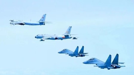 Trung Quốc lần đầu công bố chiến đấu cơ J-16 tham gia tuần tra chung với Nga