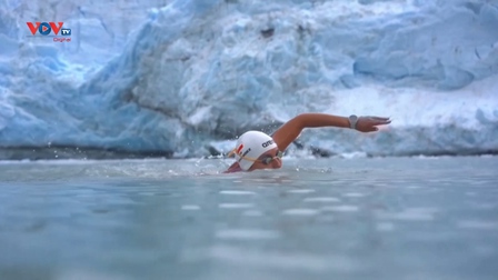 Chile: Vận động viên giành kỷ lục Guinness khi bơi ở nơi giao nhau giữa Thái Bình Dương và Đại Tây Dương
