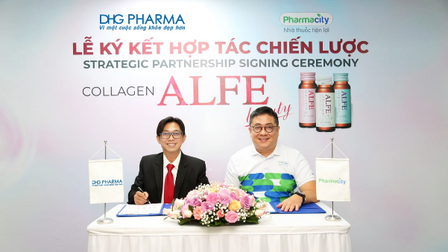 Pharmacity và Dược Hậu Giang hợp tác phân phối độc quyền Collagen nước ALFE