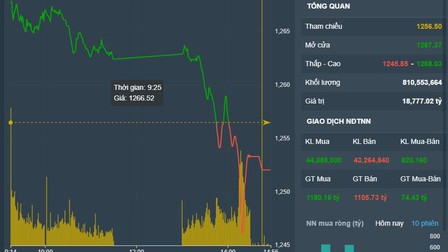 Chứng khoán Việt Nam 11/8: Thanh khoản tăng vọt, VN-Index quay đầu giảm điểm phiên chiều