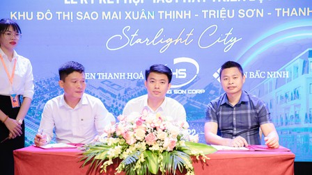 CenLand Bắc Ninh ký hợp tác phát triển dự án Starlight City Thanh Hoá
