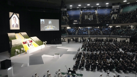 Quốc tang cố thủ tướng Abe diễn ra trang trọng, xúc động