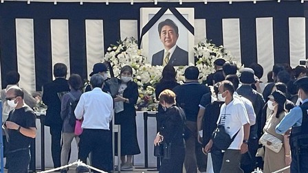 Nhật Bản đảm bảo an ninh tối đa cho Quốc tang cố thủ tướng Abe Shinzo