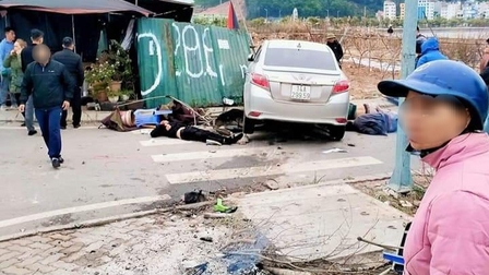 Quảng Ninh: Nghi phạm lái ô tô lao thẳng vào nhóm 5 người trên vỉa hè đã ra đầu thú
