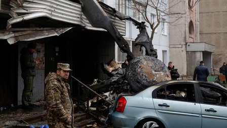 Rơi trực thăng, Bộ trưởng Nội vụ Ukraine tử nạn