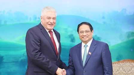 Thủ tướng Phạm Minh Chính tiếp Bộ trưởng Bộ Nội vụ Nga