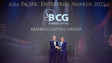 Bamboo Capital và Tracodi được trao giải doanh nghiệp xuất sắc Châu Á năm 2023