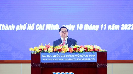 Thủ tướng Phạm Minh Chính dự lễ khai khóa Đại học Quốc gia thành phố Hồ Chí Minh