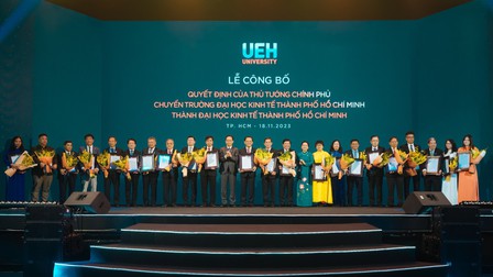 Đại học Kinh tế TP.HCM chính thức trở thành 1 trong 7 “Đại học đa ngành, đa lĩnh vực” ở Việt Nam